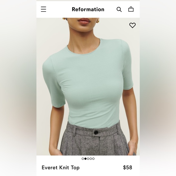 Reformation Everet Knit Top - Picture 2 of 6